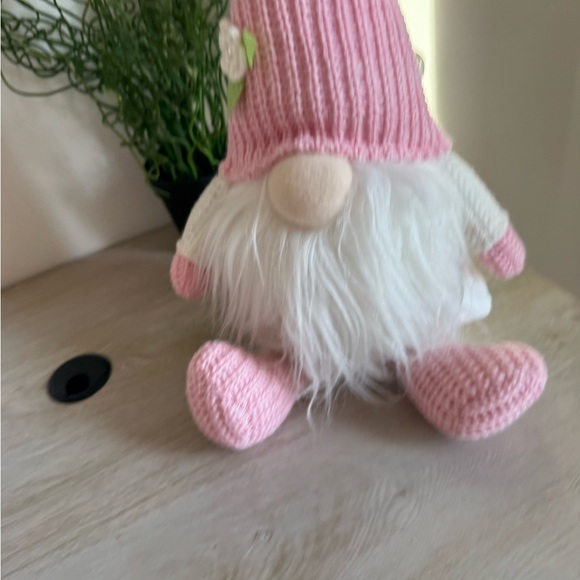 ODELETTE PINK & WHITE EASTER SWEATER GNOME - Picture 4 of 8